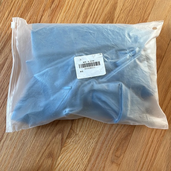 MIULEE Set of 2 Light Blue Soft Velvet-Texture Pillow Cases NIP - Picture 8 of 8